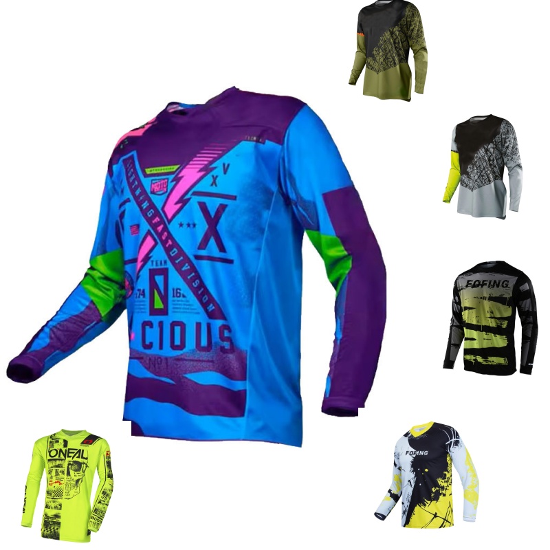 Mountain Biking Videos - Camisa de Motocross para Homens, Jersey
