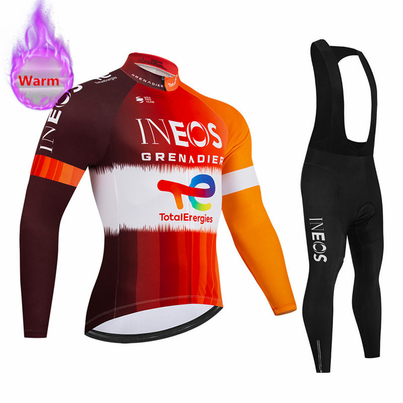 Mountain Biking Clothes - Conjunto de Jersey Térmico de Manga