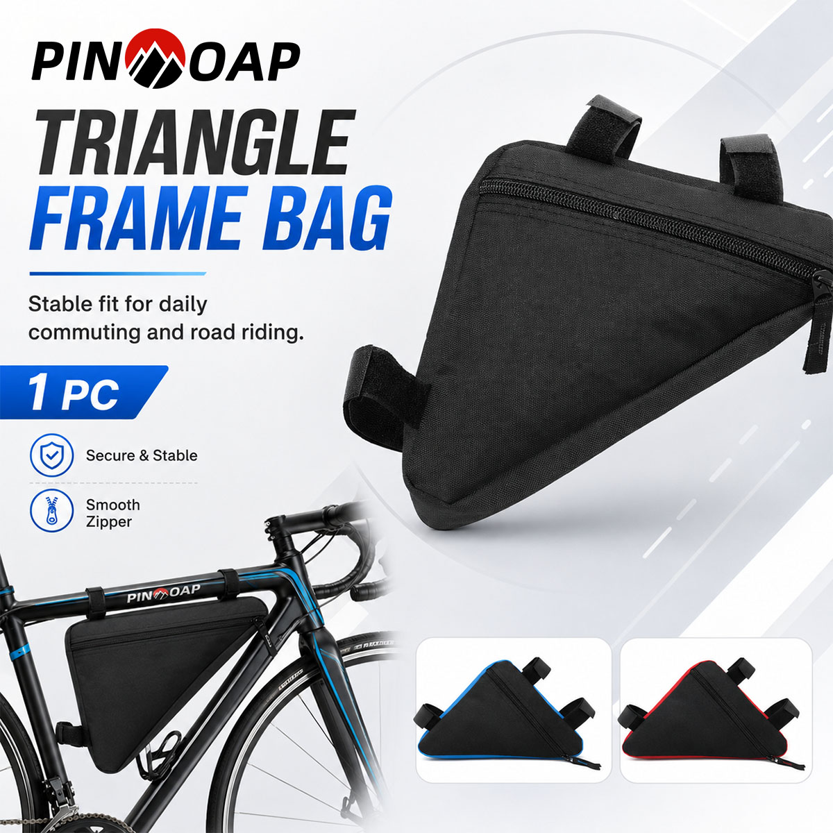Mountain Biking Oxford - Bolsa Triangular para Bicicleta PINMOAP, Impermeável,