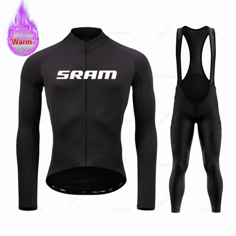 Mountain Biking Clothes - Sram equipe inverno manga longa lã