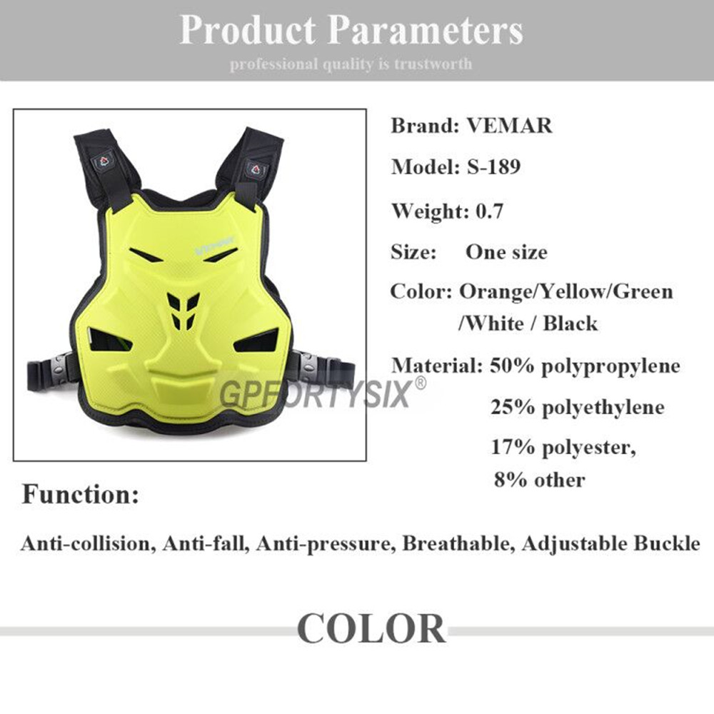 VEMAR-Armadura de Motocicleta  - Mountain Biking Chest Protector avaliação e preço